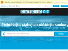 Tablet Screenshot of datoid.cz